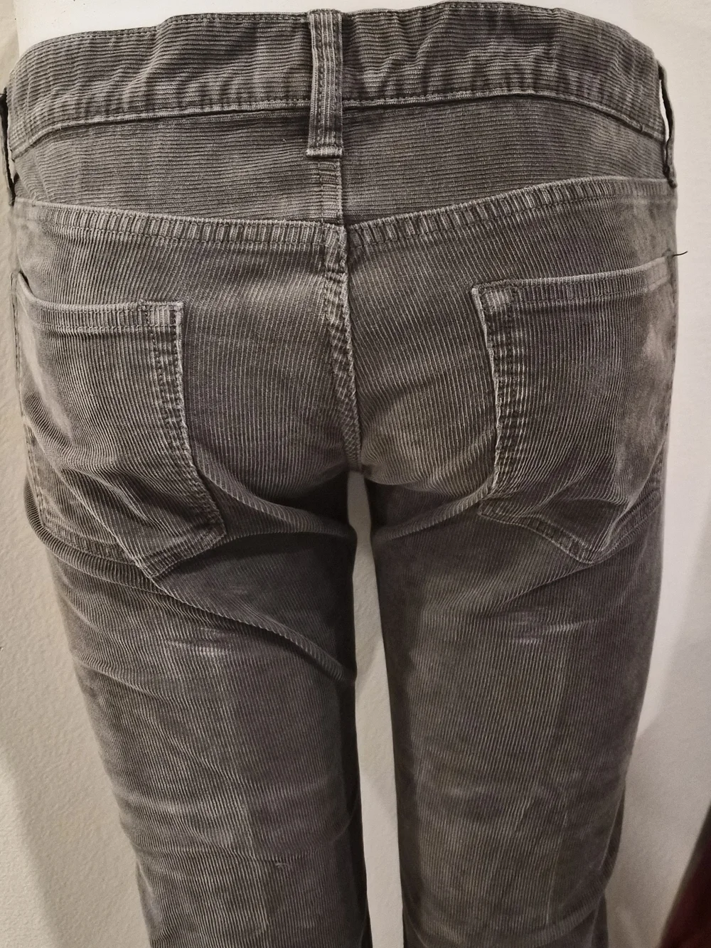 J.Crew Men's Fine Corduroy Pants W34 L34 Khaki Brown Slim Fit 5-Pocket